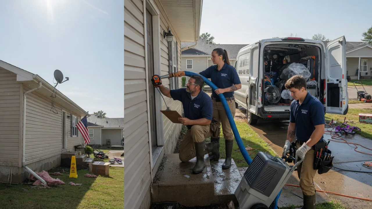Ceiling Water Damage Restoration in Grand View, WI near me